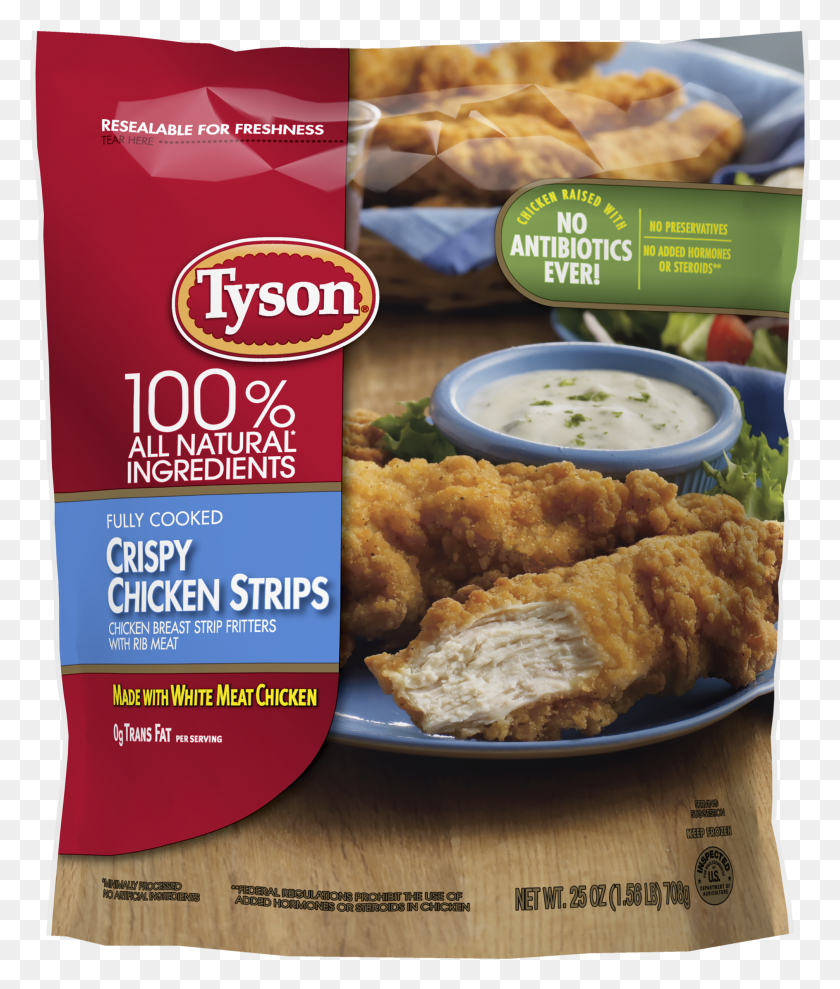 2014x2401 Tyson Fully Cooked Crispy Frozen Chicken Strips 25 Tyson Crispy Chicken Strips HD PNG Download