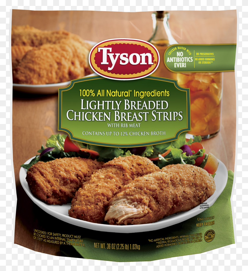 2181x2401 Tyson Lightly Breaded Chicken Strips Descargar Hd Png