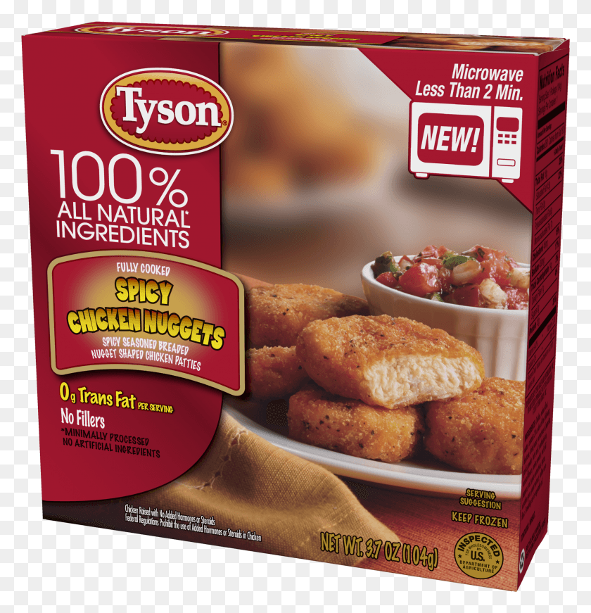 2309x2401 Tyson Spicy Chicken Nuggets HD PNG Download