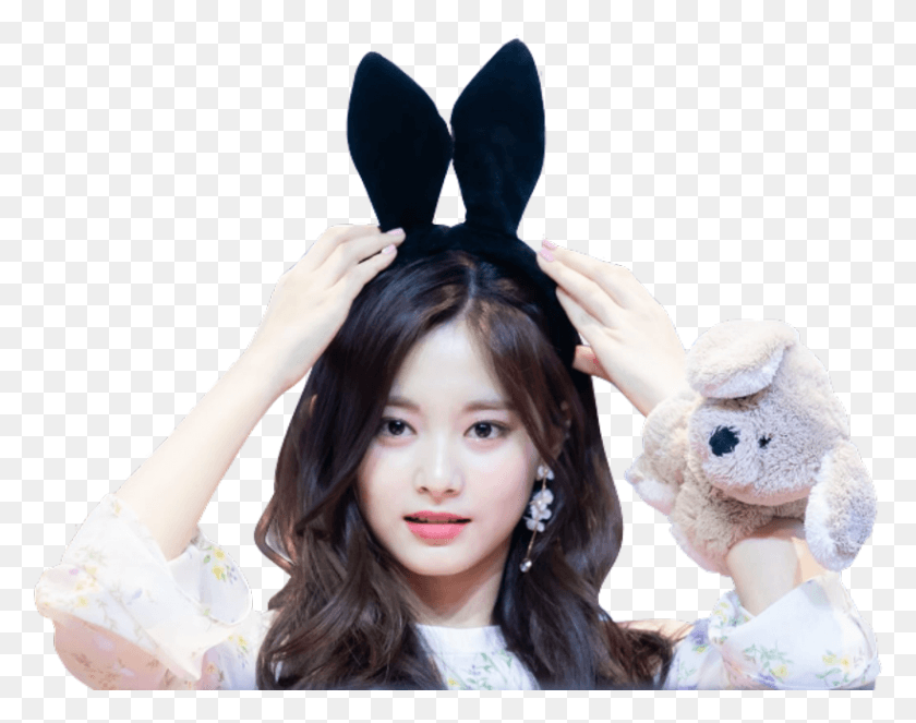 819x634 Descargar Png Tzuyu Twice Material Kpop Girlsgroup Freetoedit Yes Or Yes, Person, Human, Teddy Bear Hd Png