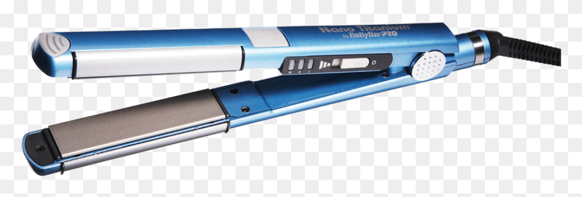 U Curl Flat Iron 1 Inch Plancha Babyliss Pro Nano Titanium, Weapon, Weaponry, Gun HD PNG Download