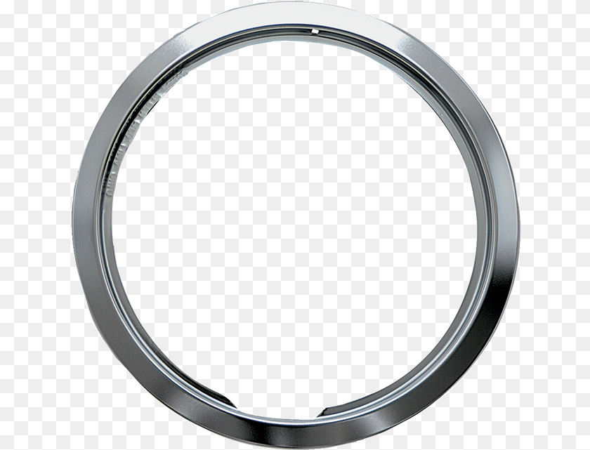 U Style E Small Heavy Duty Chrome Trim Ring Range Bangle, Photography Clipart PNG