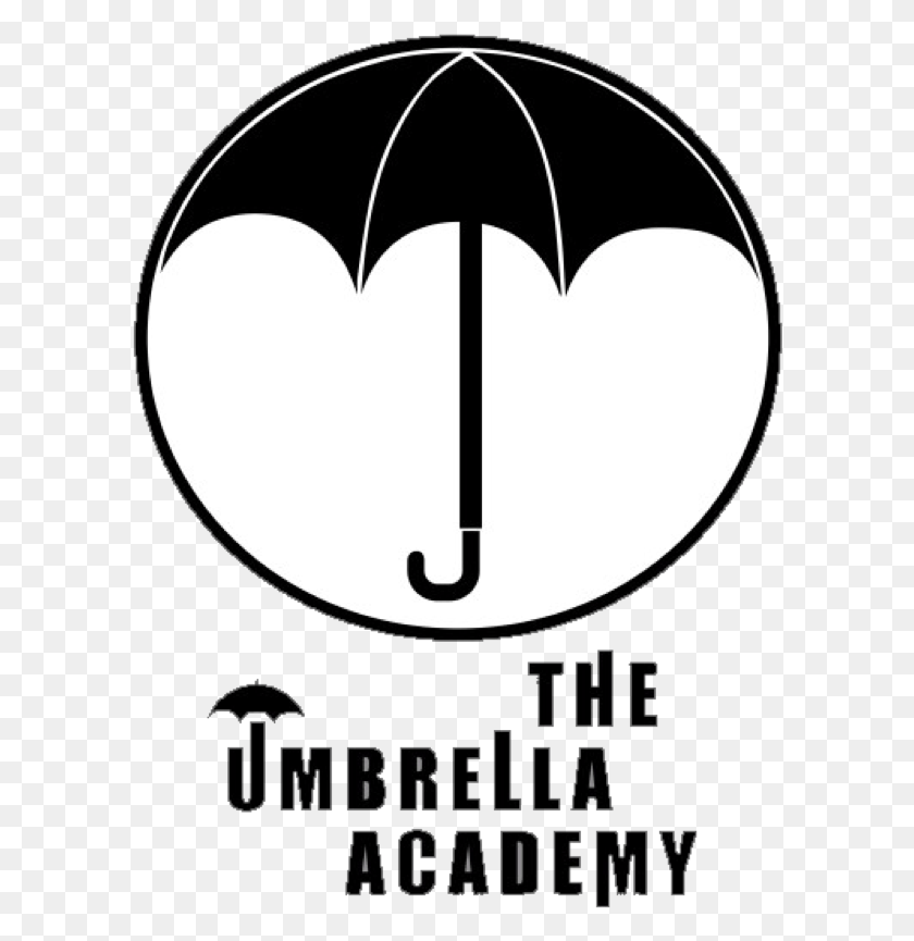 598x805 Ua Umbrellaacademy Umbrella Academy Logo Gerardway Umbrella, Text, Symbol HD PNG Download