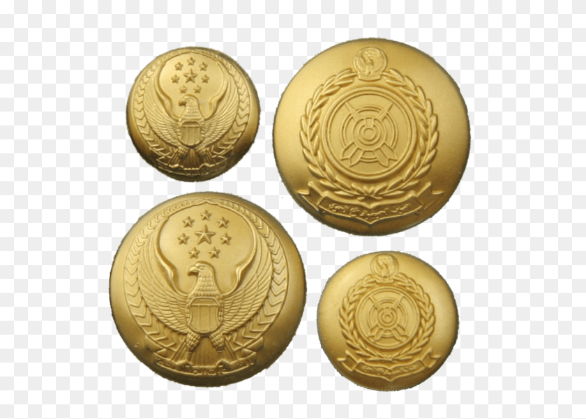 580x541 Пуговицы Оаэ Военные Пуговицы, Золото, Золотая Медаль, Трофей Png Скачать