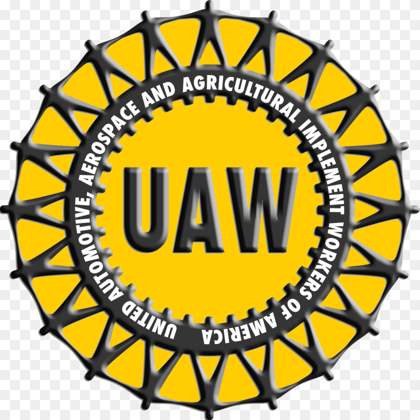 Uaw Local United Auto Workers, Logo, Machine, Spoke, Badge Clipart PNG