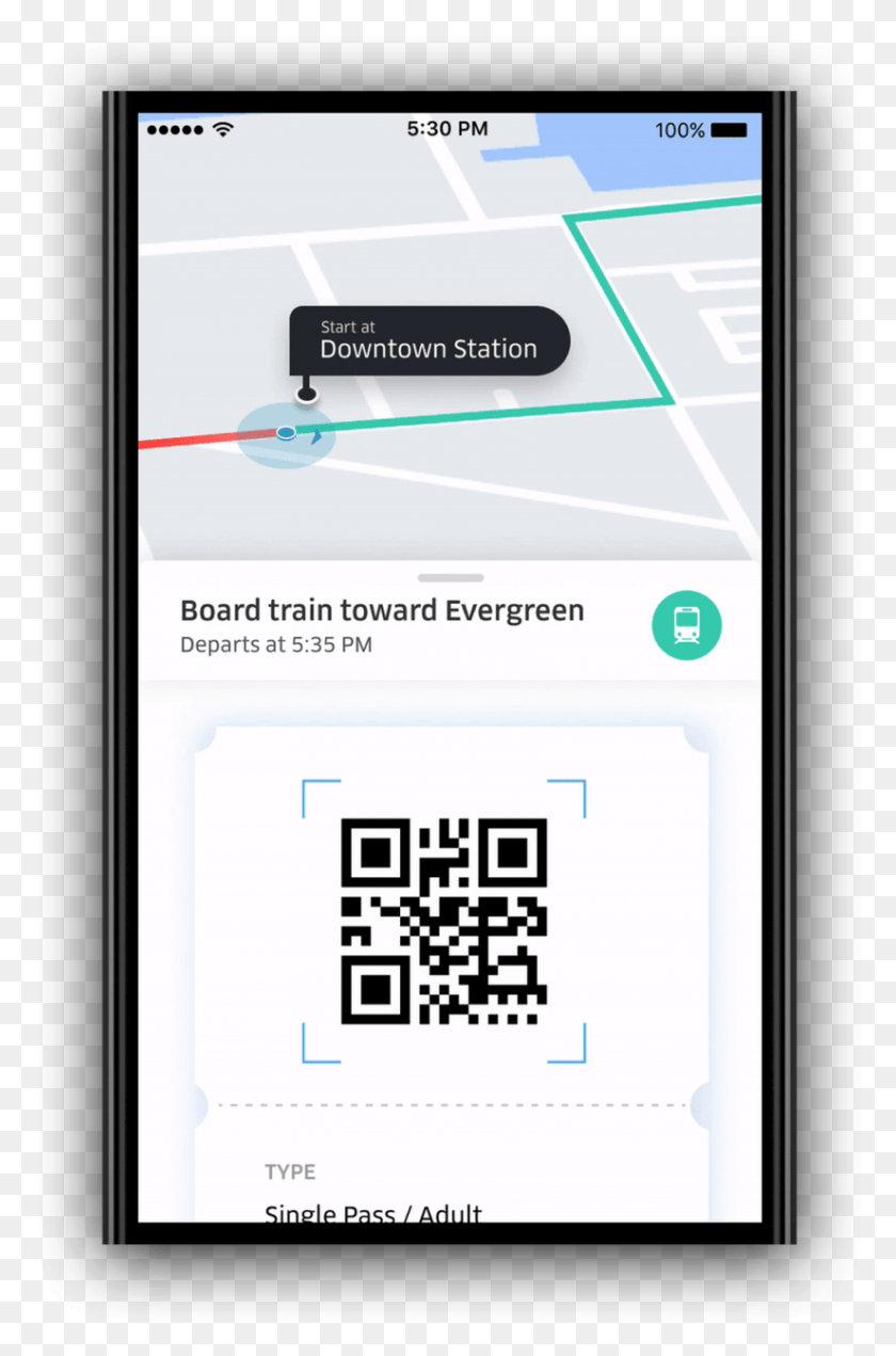 825x1281 Uber Gets Into Car Rentals And Public Transit Metrolink Ticket App, Qr Code, Electronics, Phone HD PNG Download