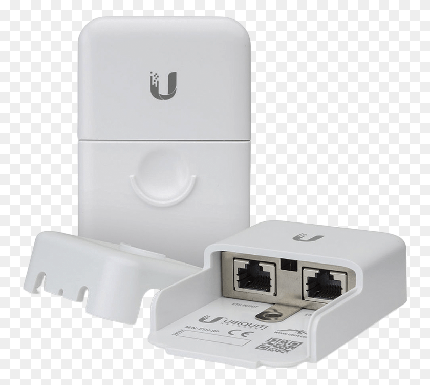 753x691 Ubiquiti Ethsp Protector Contra Descargas Electricas Ubiquiti Ethernet Surge Protector Eth Sp, Adapter, Plug, Appliance HD PNG Download