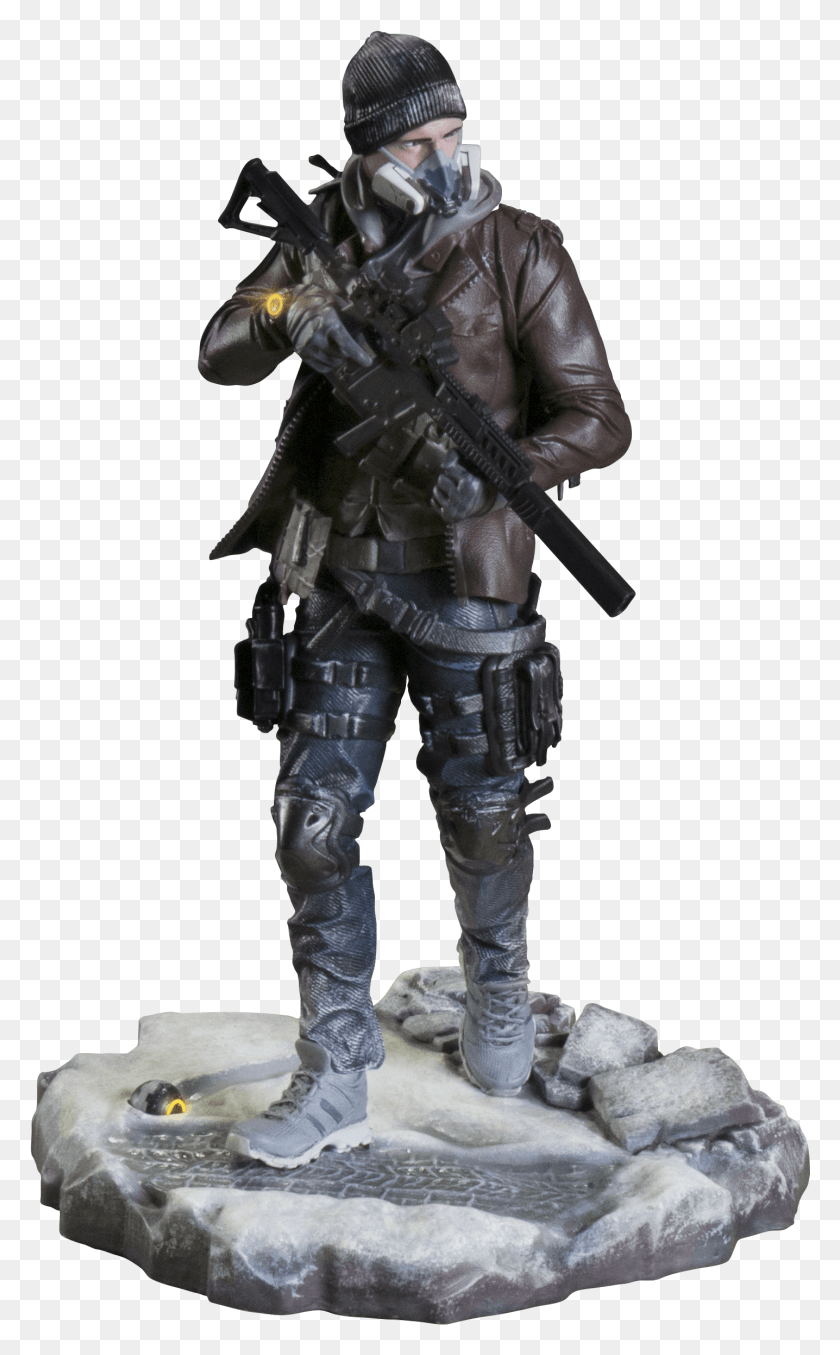 1436x2385 Ubisoft Announced That Tom Clancy39s The Division Will Tom Clancy The Division Statue, Person, Human, Gun HD PNG Download