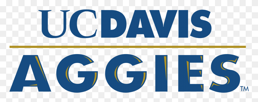 2191x765 Uc Davis Aggies Logo Transparent Uc Davis, Text, Word, Alphabet HD PNG Download