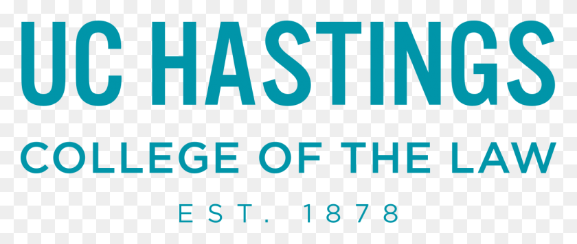 1280x486 Uc Hastings Wordmark Uc Hastings College Of The Law Logo, Text, Number, Symbol HD PNG Download