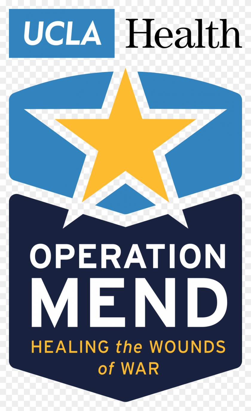 906x1527 Ucla Health Operation Mend Ucla Operation Mend Logo, Symbol, Star Symbol, Poster HD PNG Download