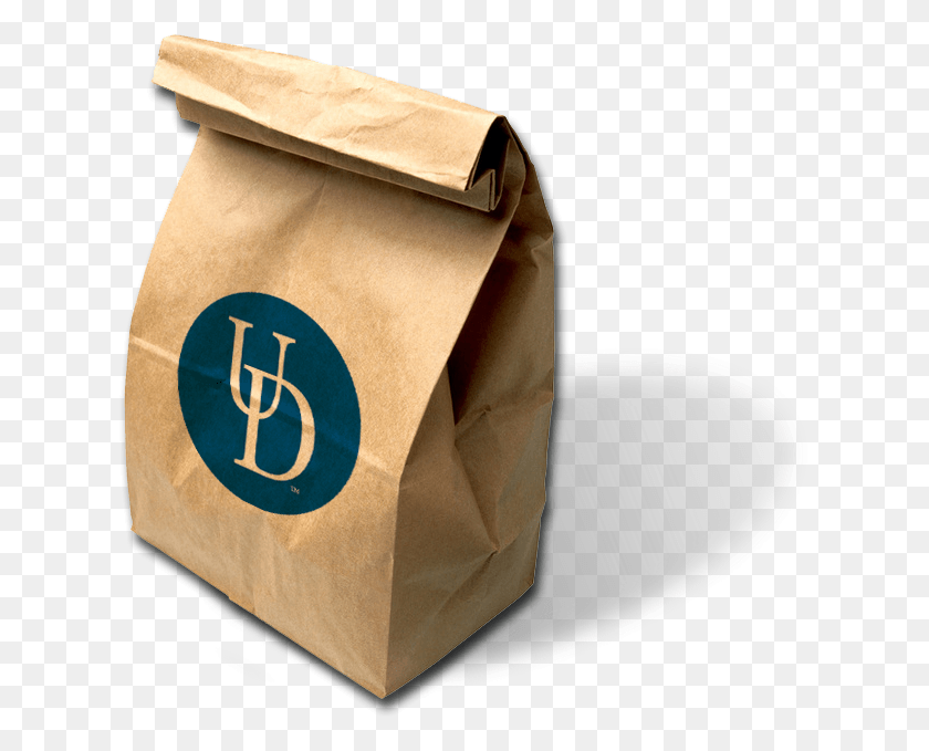 628x619 Ud Lunch Bag Lunch Bag, Box, Cardboard, Carton Descargar Hd Png