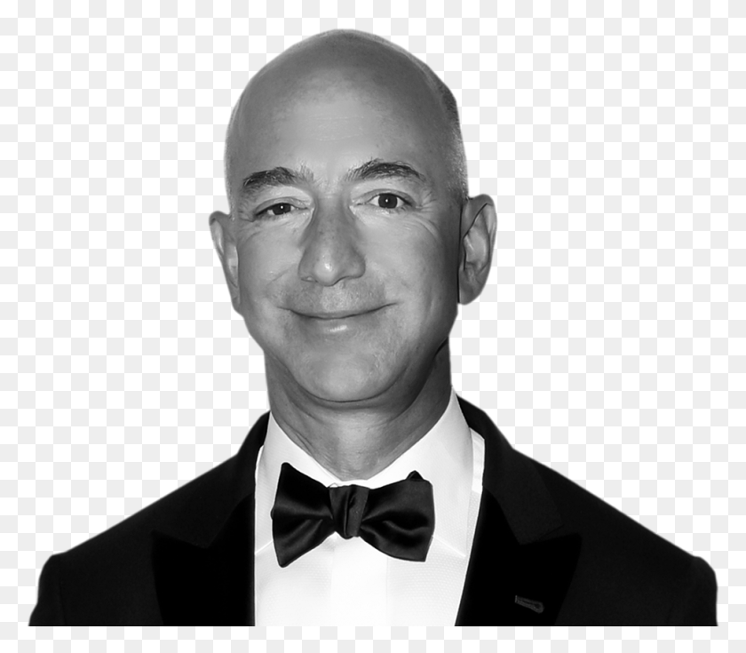 967x838 Uday Shankar Jeff Bezos Black And White, Tie, Accessories, Accessory HD PNG Download