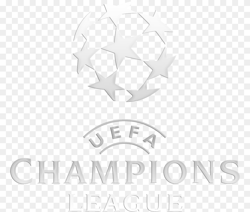 Uefa Champions League, Logo, Symbol, Stencil Clipart PNG