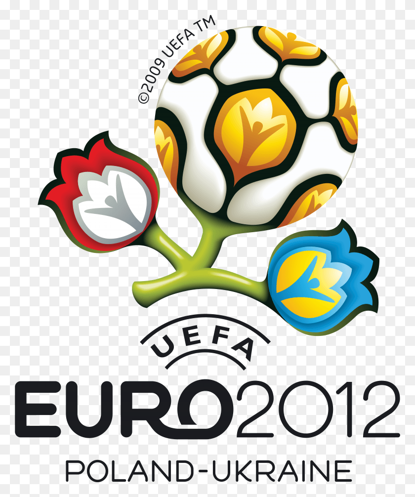 4290x5206 Uefa Euro 2012 Logopng Wikipedia Uefa Euro 2012 Logo, Graphics, Floral Design HD PNG Download