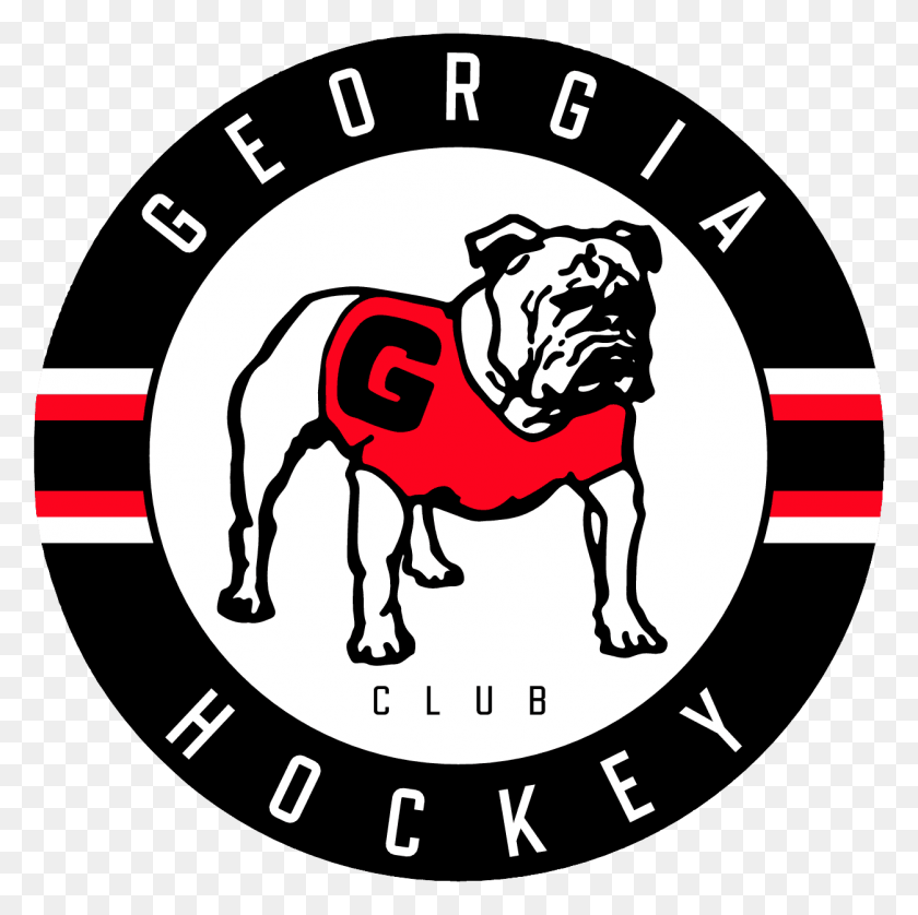 1252x1249 Uga Hockey New Logo Georgia Bulldogs Old Logo, Pet, Animal, Mammal HD PNG Download