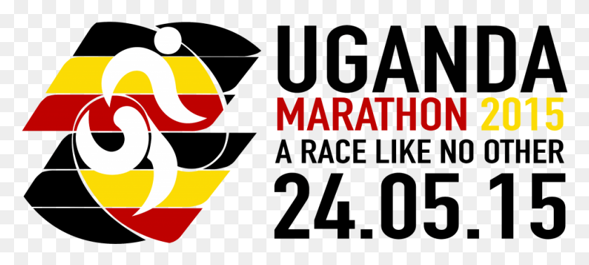 971x396 Uganda International Marathon Masaka Logo Graphic Design, Symbol, Trademark, Alphabet HD PNG Download