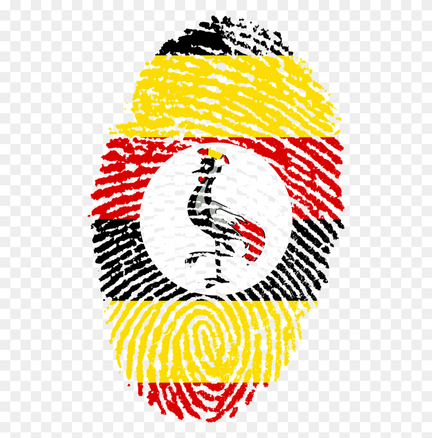 500x791 Флаг Уганды, Текст, Птица, Животное Hd Png Скачать