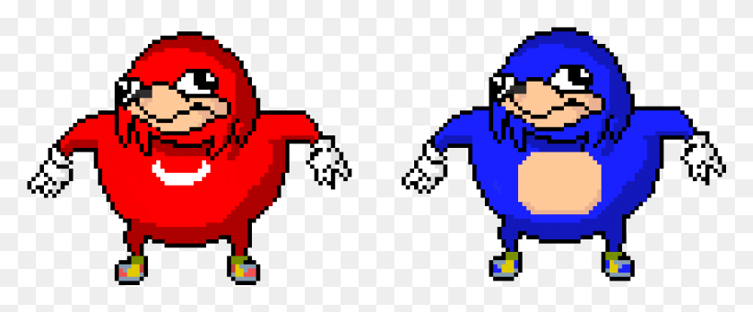 1681x621 Ugandan Knuckles Red And Blue Red And Blue Ugandan Knuckles, Symbol, Logo, Trademark HD PNG Download