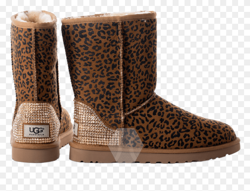 1020x762 Descargar Png Ugg Classic Short Rosette Frosted By Harriet Snow Boot, Ropa, Vestimenta, Calzado Hd Png