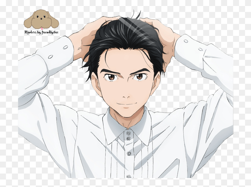 722x565 Ugh That Face And His Hands Through His Hair Dayum Yuuri Yuri On Ice Render, Person, Human, People HD PNG Download