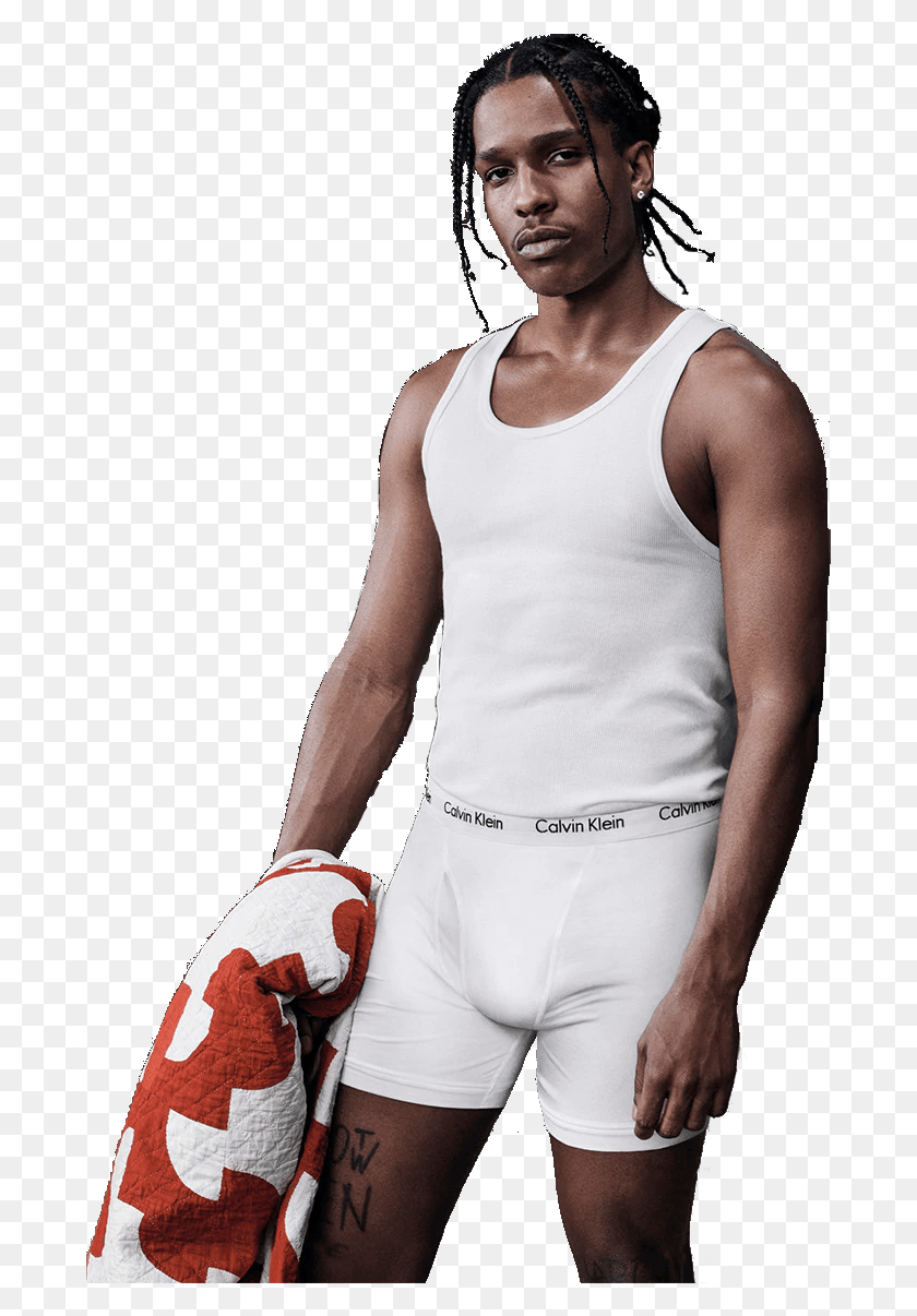 683x1146 Uh Oh You Friccin Moron You Just Got Your Raf Touched Calvin Klein Body Ribbed Tank Top Grey, Clothing, Apparel, Person HD PNG Download