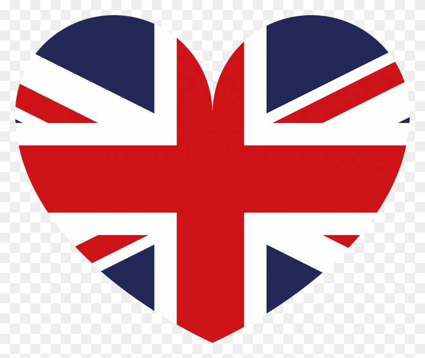 1280x1064 Флаг Великобритании Соединенное Королевство Великобритания Юнион Джек Флаг Великобритании Сердце, Символ, Первая Помощь, Логотип Hd Png Скачать