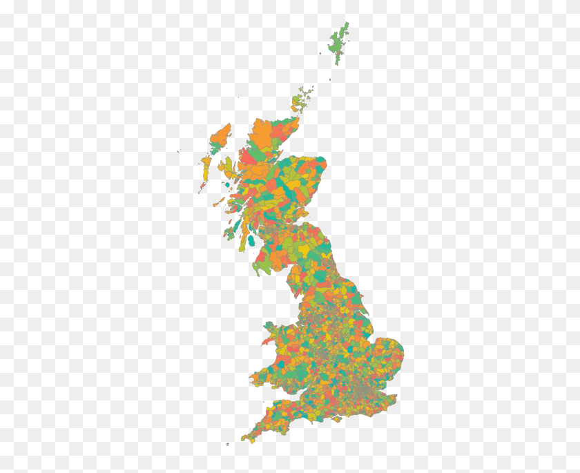 337x625 Descargar Png / Mapa Del Reino Unido Png