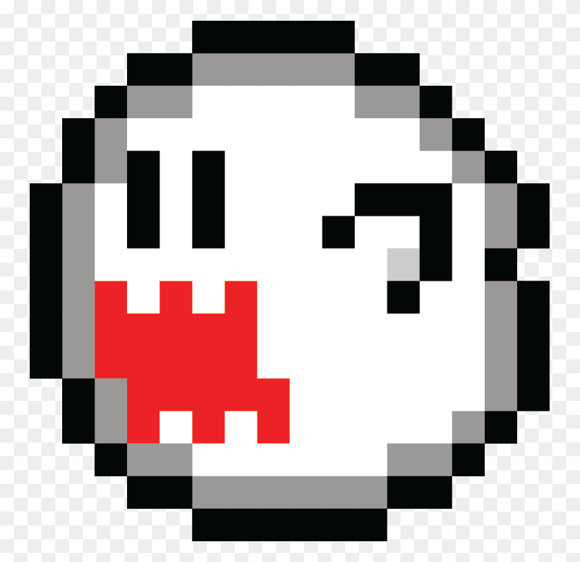 753x753 Ukiyowee Super Mario Ghost 8 Bit, First Aid, Text, Graphics HD PNG Download