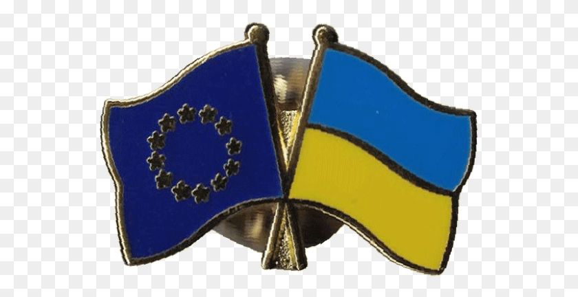 551x372 Ukraine Friendship Flag Pin Badge Flag, Accessories, Accessory, Jewelry HD PNG Download
