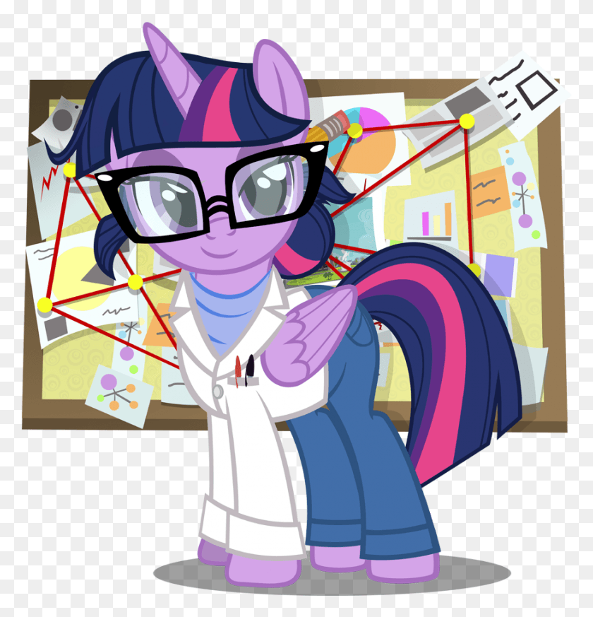 873x911 Ukulele Anime Rock Star Scientists Clipart Mlp Sci Twi Pony, Sunglasses, Accessories, Accessory HD PNG Download
