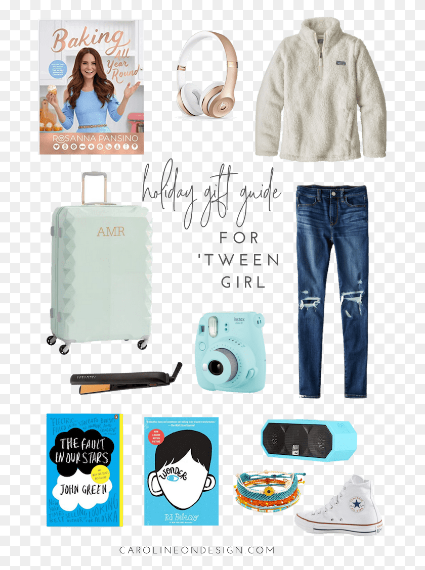 694x1068 Ultimate Christmas Gift Guide For Tween Bag, Person, Human, Bottle Descargar Hd Png