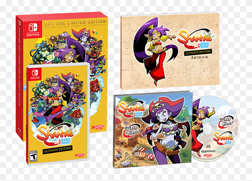 767x543 Descargar Png Ultimate Day One Edition Shantae Half Genie Hero Ultimate Edition Switch, Super Mario, Persona, Humano Hd Png