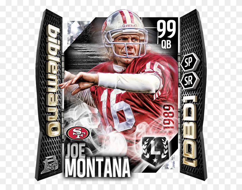 600x600 Ultimate Legend Joe Montana All Twitch Legends For Mut, Helmet, Clothing, Apparel HD PNG Download