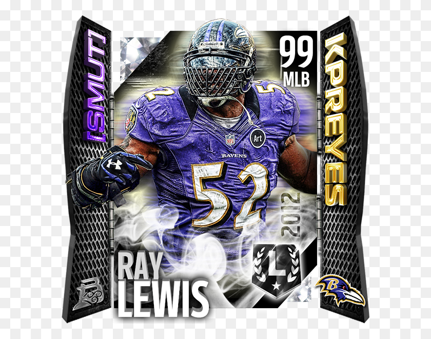 600x600 Descargar Png Ultimate Legend Ray Lewis Baltimore Ravens Logotipo De Pintura Digital, Ropa, Vestimenta, Casco Hd Png