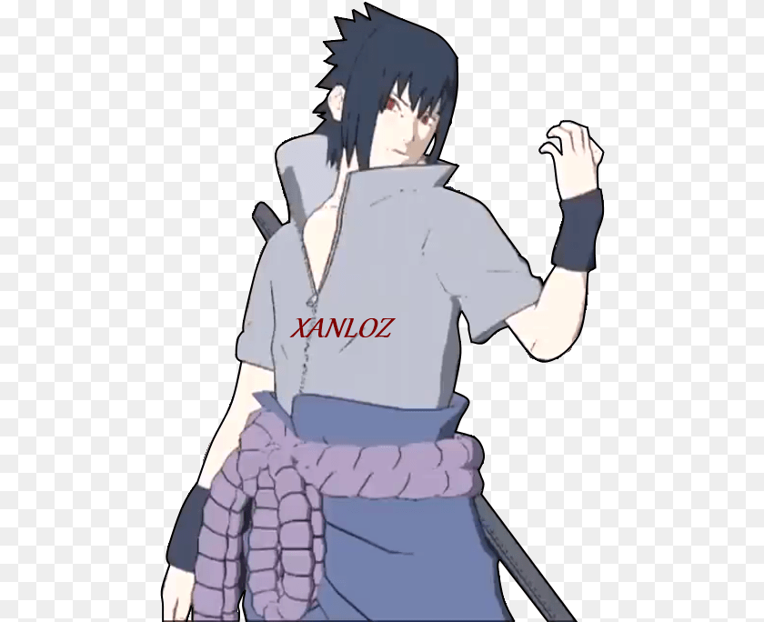 490x684 Ultimate Ninja Sasuke Uchiha Storm, Book, Comics, Publication, Manga Sticker PNG