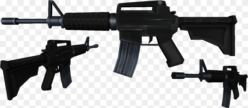 1586x695 Ultimate Team M 16 Short, Firearm, Gun, Rifle, Weapon Transparent PNG