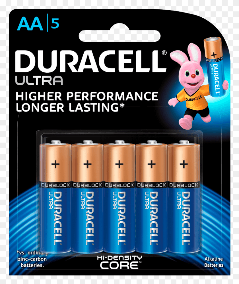 804x965 Ultra Alkaline Aa Batteries Duracell Ultra Alkaline, Cylinder, Tin, Aluminium HD PNG Download