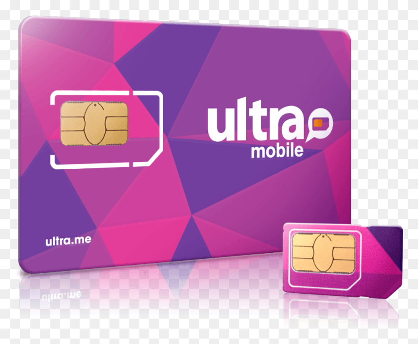 953x772 Ultra Mobile Triple Punch Sim Card Ultra Mobile Sim Card, Text, Purple, Paper HD PNG Download