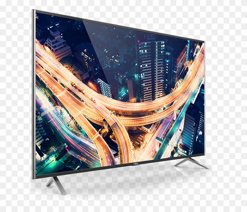 633x660 Ultra Slim Uhd Smart Tv Future City, Monitor, Screen, Electronics HD PNG Download