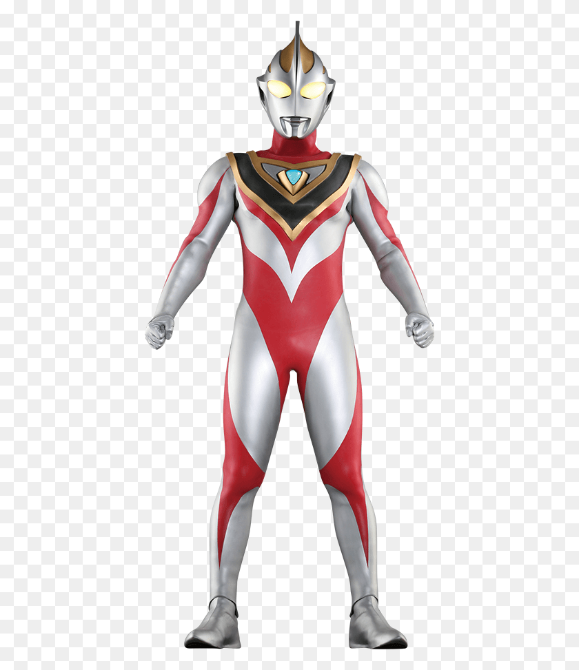 420x913 Ultraman Gaia, Costume, Spandex, Person HD PNG Download