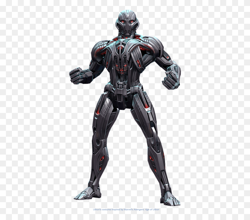 379x680 Ultron Figurine, Robot, Armor, Person HD PNG Download