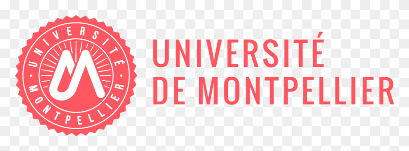 1050x339 Um Logo University Of Montpellier Logo, Text, Alphabet, Word HD PNG Download
