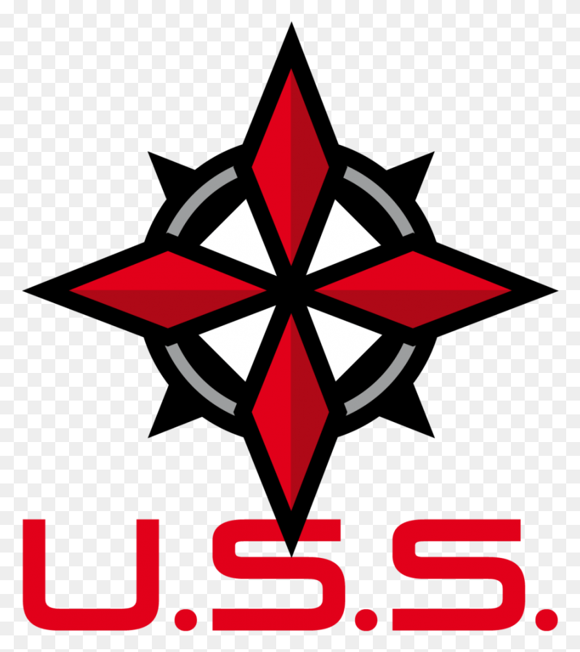875x992 Descargar Png Umbrella Corporation Uss Logo, Símbolo, Símbolo De Estrella, Marca Registrada Hd Png
