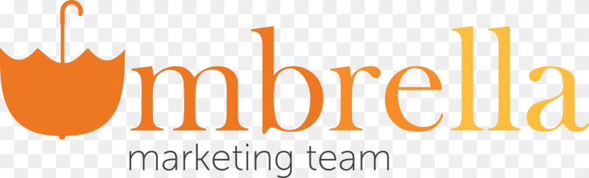 1650x498 Umbrella Marketing Team, Logo, Text Sticker PNG