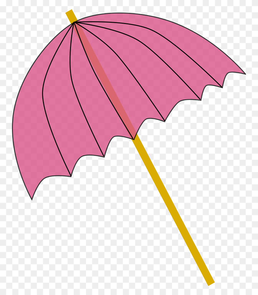 762x900 Umbrella Parasol Pink Tranparent Parasol Clipart, Canopy, Helmet, Clothing HD PNG Download