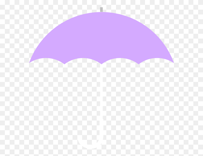 600x587 Umbrella Purple Clip Art At Clker Umbrella Clipart No Handle, Canopy, Patio Umbrella, Garden Umbrella HD PNG Download