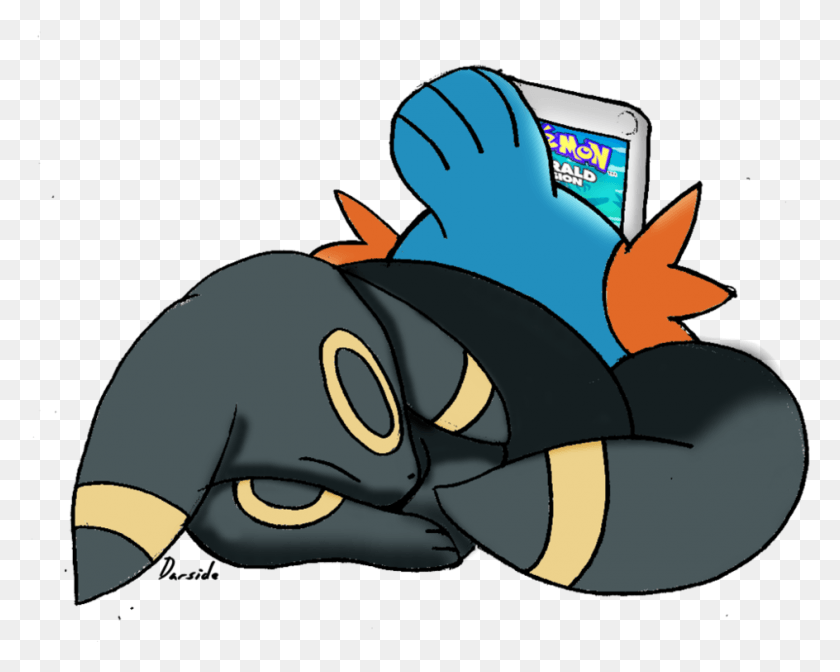 944x741 Umbreon And By Darside Svg Freeuse Umbreon Mudkip, Графика, Angry Birds Hd Png Скачать