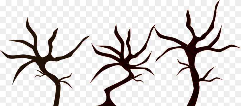 Ume Tree Outline, Art, Antler Clipart PNG