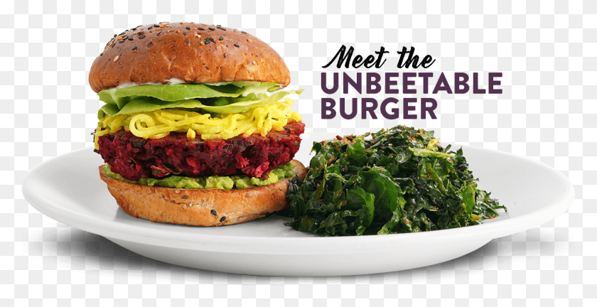 1157x552 Unbeetable Burger True Food Kitchen Unbeetable Burger, Plant, Seasoning, Vegetable HD PNG Download